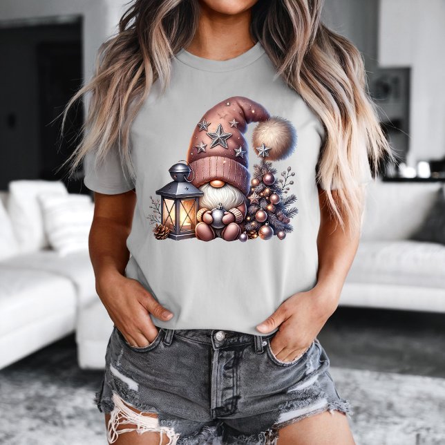 Camiseta de Navidad Gnomo (Gnome Christmas Delight t-shirt. )