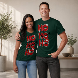 Camiseta de Navidad HO HO HO