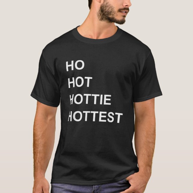 CAMISETA DE NAVIDAD HO HO HO MÁS CALIENTE  (Anverso)