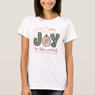 Camiseta de Navidad Joy to the World
