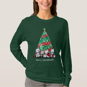 Camiseta de Navidad KiniArt Westies