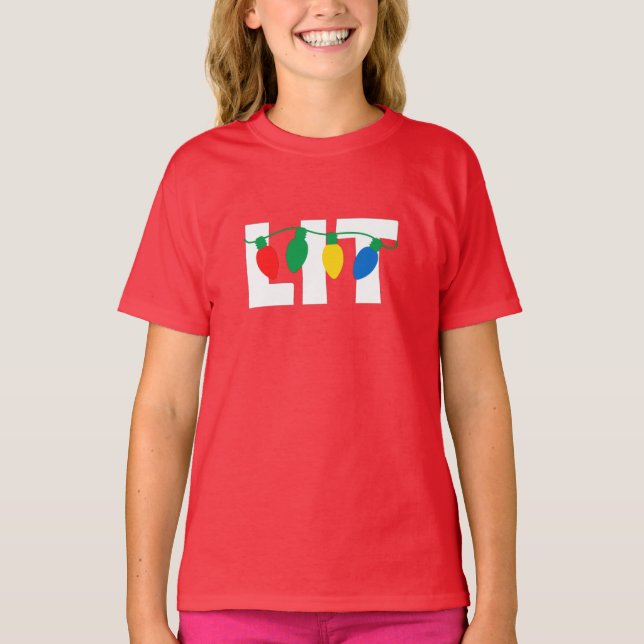 Camiseta de Navidad Lit (Anverso)
