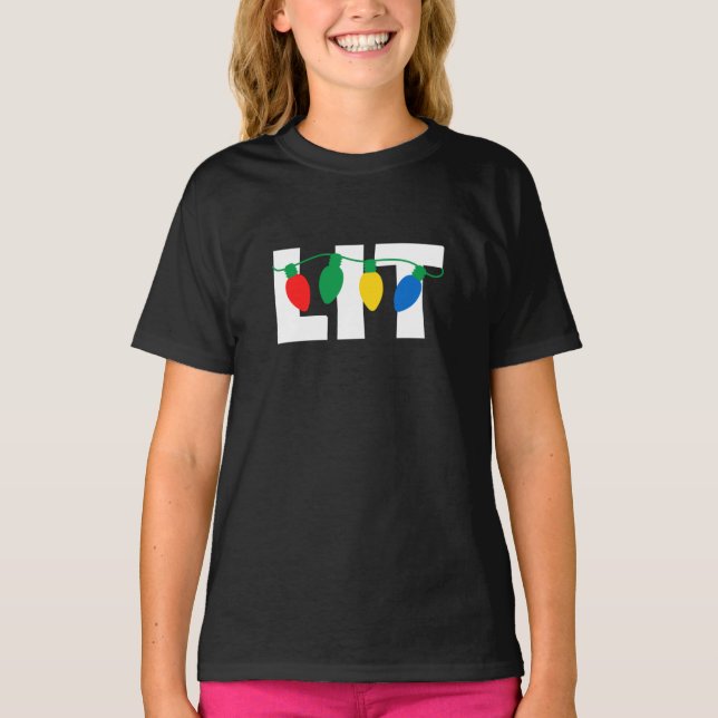 Camiseta de Navidad Lit (Anverso)