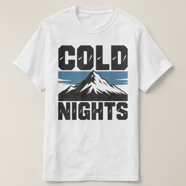 Camiseta de Navidad Noches Frías (Diseño del anverso)