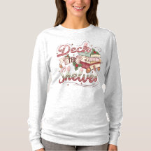Camiseta de Navidad para Amantes de los Libros Dec