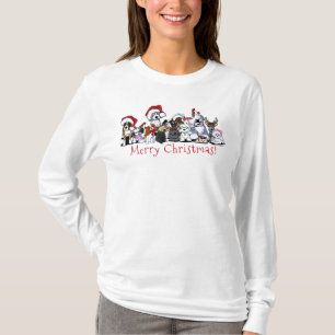 Camiseta de Navidad para amantes de perros de Kini