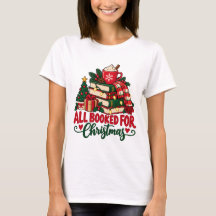 Camiseta de Navidad para bibliotecarios y profesor