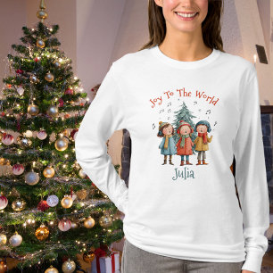 Camiseta de Navidad para Damas del Coro de Navidad