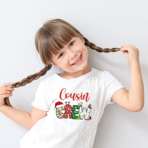 Camiseta de Navidad para familia Crew de primos de