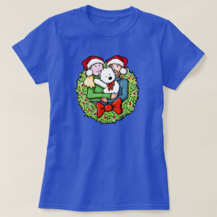 Camiseta de Navidad para la familia Westie