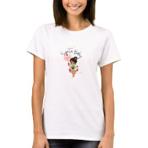 Camiseta de Navidad para Mujeres Santa Baby Cute K