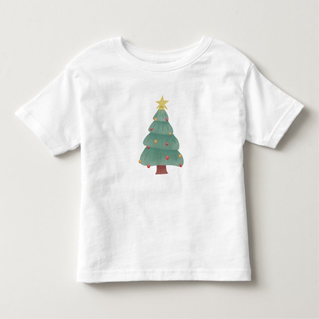 Camiseta de Navidad para niños pequeños (Anverso)