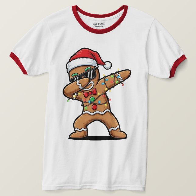 Camiseta de Navidad Ringer (Anverso del diseño)