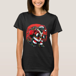 Camiseta de Navidad Santazilla Monstruo Japonés Ka