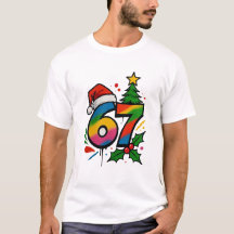 Camiseta de Navidad Seis Siete, Viral 6 7 Meme Tee