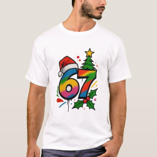 Camiseta de Navidad Seis Siete, Viral 6 7 Meme Tee