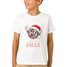 Camiseta de Navidades amables para niños: alegre y