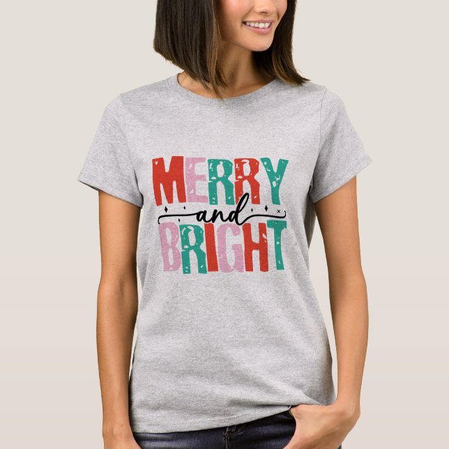 Camiseta de Navidades amargos y brillantes (Anverso)