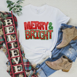 Camiseta de Navidades amargos y brillantes con Spa