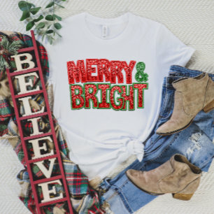 Camiseta de Navidades amargos y brillantes con Spa