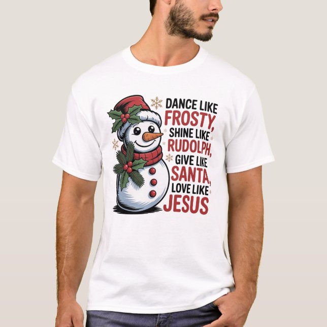 Camiseta de Navidades cristianos de Unisex (Anverso)
