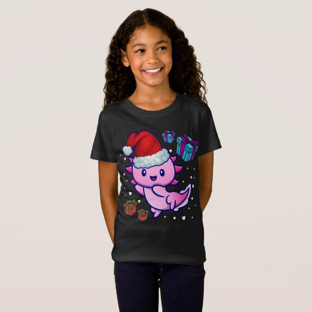 Camiseta de Navidades de Axolotl (Anverso completo)