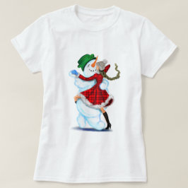 Camiseta de Navidades de bailarinas Chicas y muñec