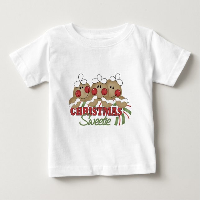 Camiseta de Navidades de bebé navidades (Anverso)