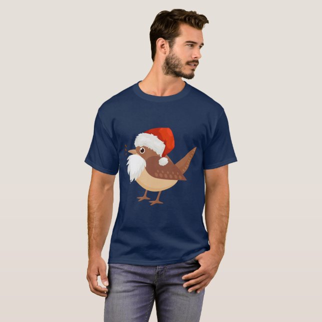 Camiseta de Navidades de Critter con barba (Anverso completo)