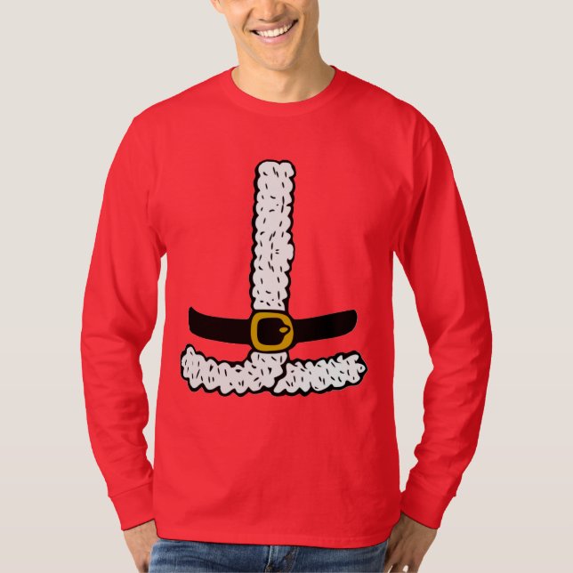 Camiseta de Navidades de disfraces de Santa Claus (Anverso)