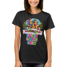 Camiseta de Navidades de Gingerbread de Cookie Bak
