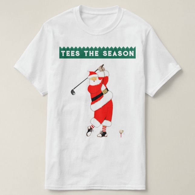 Camiseta de Navidades de golf (Diseño del anverso)