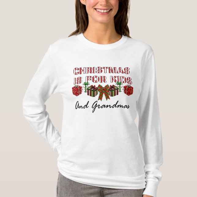 CAMISETA DE NAVIDADES DE GRANDMA (Anverso)