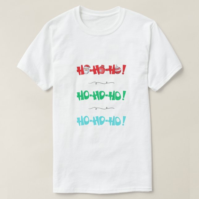 Camiseta de Navidades de HoHo (Diseño del anverso)