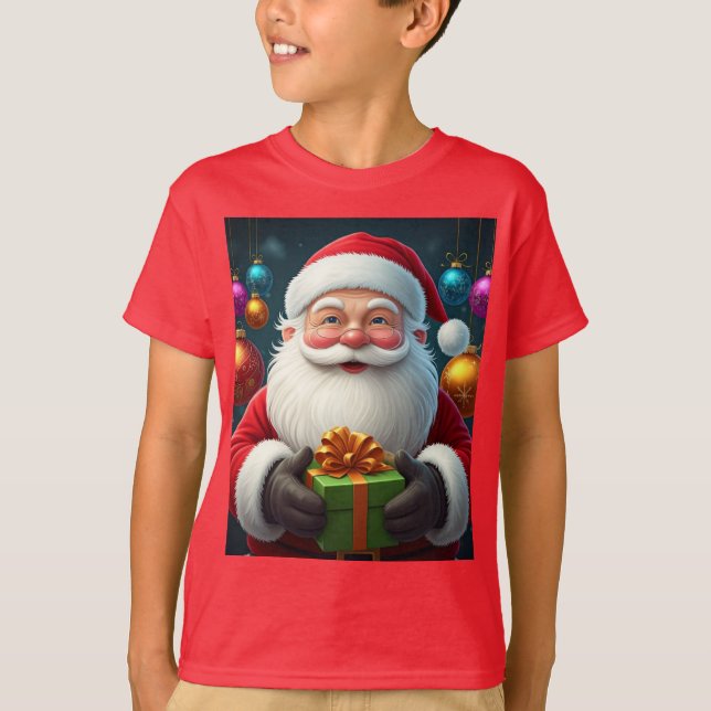 Camiseta de Navidades de Jolly Santa Claus - Holi  (Anverso)