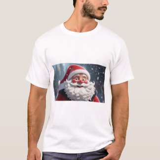 Camiseta de Navidades de Jolly Santa Claus para ho