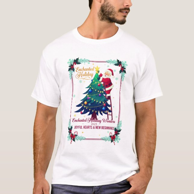 Camiseta de Navidades de la celebración de Winter  (Anverso)