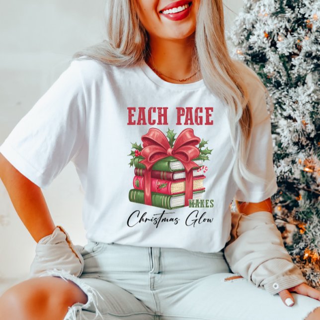 Camiseta de Navidades de la pila de libros (Subido por el creador)