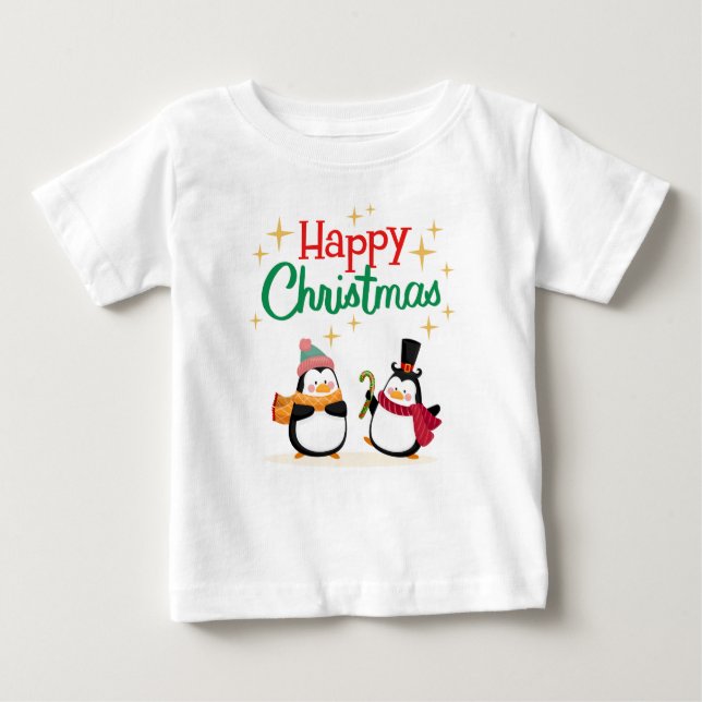 camiseta de navidades de niños pequeños (Anverso)