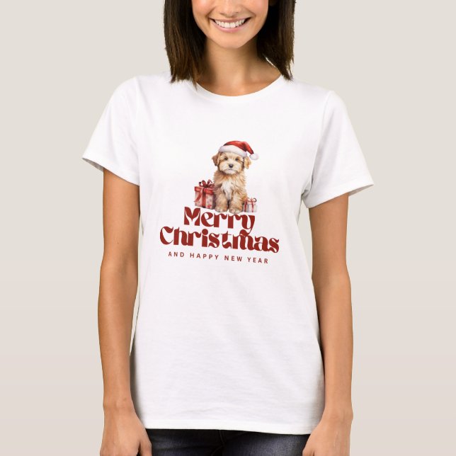 Camiseta de Navidades de Papá Noel - Fiesta adorab (Anverso)