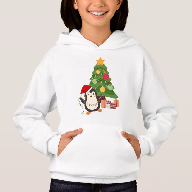 Camiseta de Navidades de pingüino (Anverso)