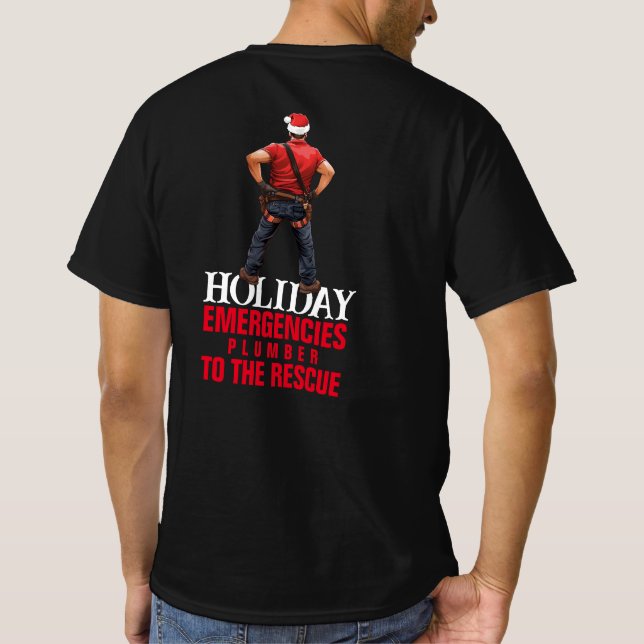 Camiseta de Navidades de plomo festivos (Reverso)
