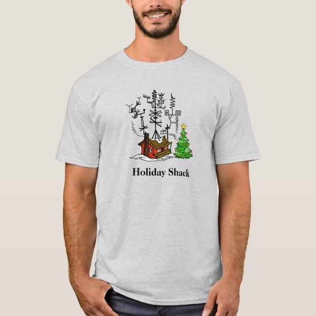 Camiseta de Navidades de radio Holiday Shack Ham (Anverso)