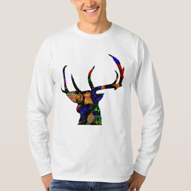 Camiseta de Navidades de renos (Anverso)