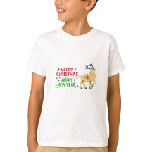 Camiseta de Navidades de renos