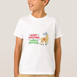 Camiseta de Navidades de renos