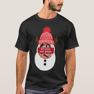Camiseta de Navidades de Snowman personalizado