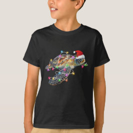 Camiseta de Navidades de tortugas de Santa María