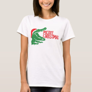 Camiseta de navidades del lagarto