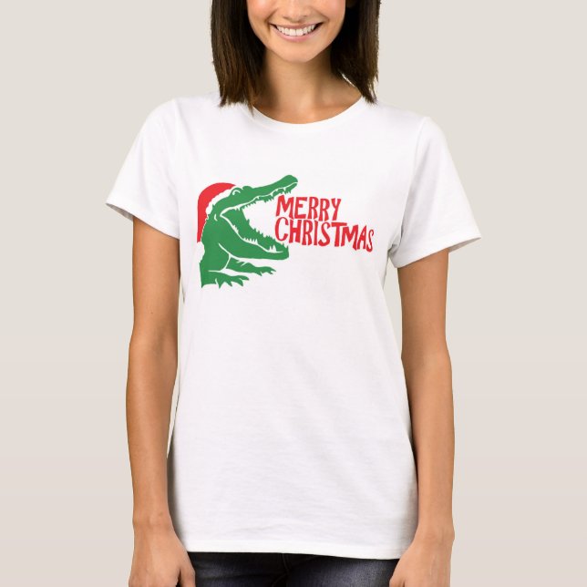 Camiseta de navidades del lagarto (Anverso)